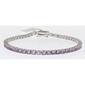 Gemstone Classics&#40;tm&#41; 3mm Pink Amethyst Bracelet - image 1