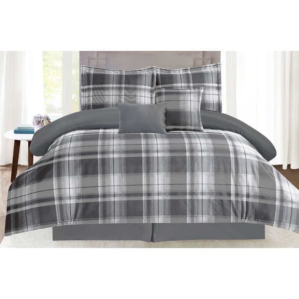 Ashley Cooper&#40;tm&#41; Leo Plaid 5pc. Comforter Set - image 