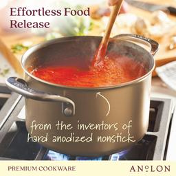 Anolon® Ascend Hard Anodized Nonstick Saucepot with Lid - 4-Quart