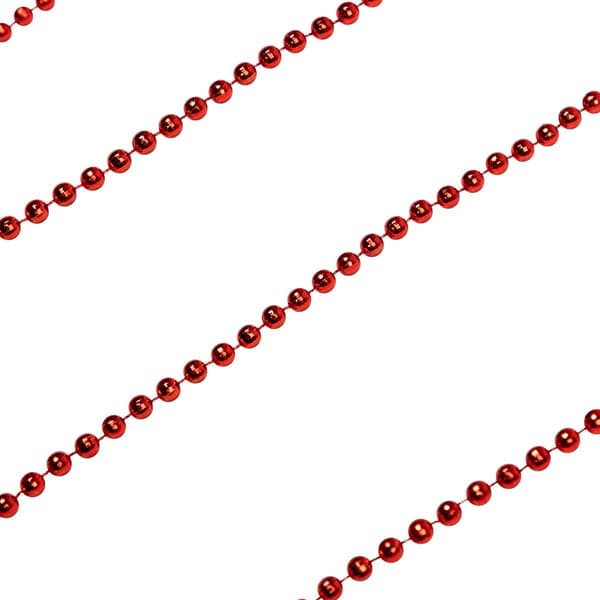 Northlight Seasonal Faceted Red Beaded Christmas Garland
