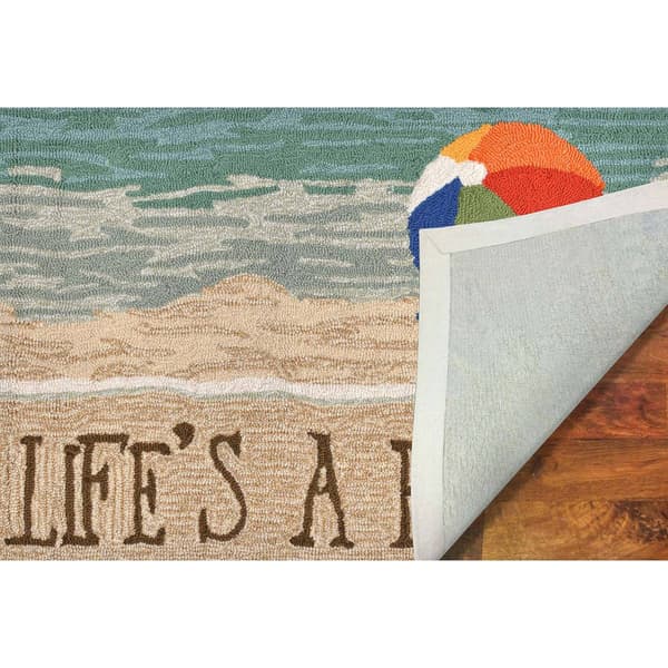 Liora Manne™ Frontporch Life's A Beach Indoor/Outdoor Accent Rug