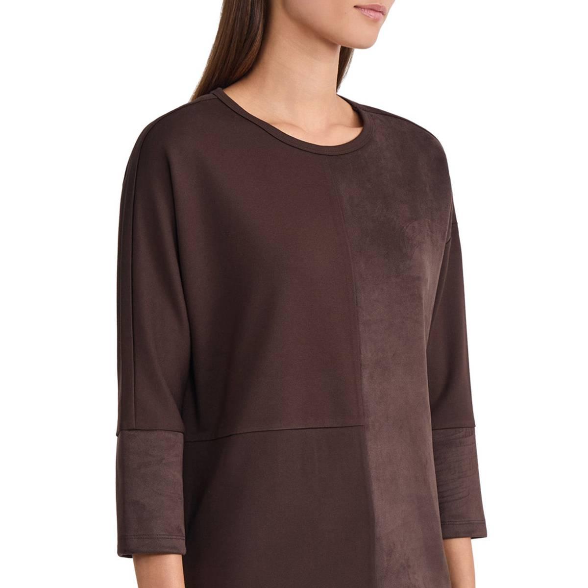 Petite Jones New York 3/4 Sleeve Blocked Dolman Serenity Tunic
