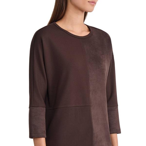 Petite Jones New York 3/4 Sleeve Blocked Dolman Serenity Tunic