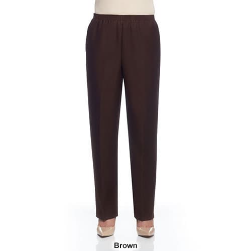 Womens Napa Valley Cotton Super Stretch Pull on Pants-Average - Boscov's