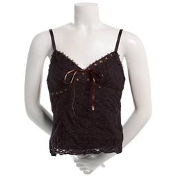 Juniors Madden Girl Stretch Eyelet Lace Trim Camisole
