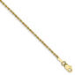 Gold Classics&#8482; 10kt. 1.5mm 16-in. Diamond-Cut Rope Chain - image 2