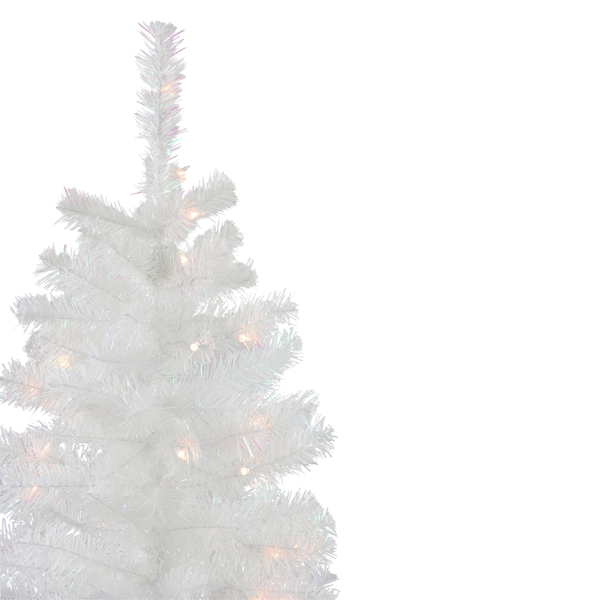 Northlight 4ft. Pre-Lit Slim Artificial Tinsel Christmas Tree