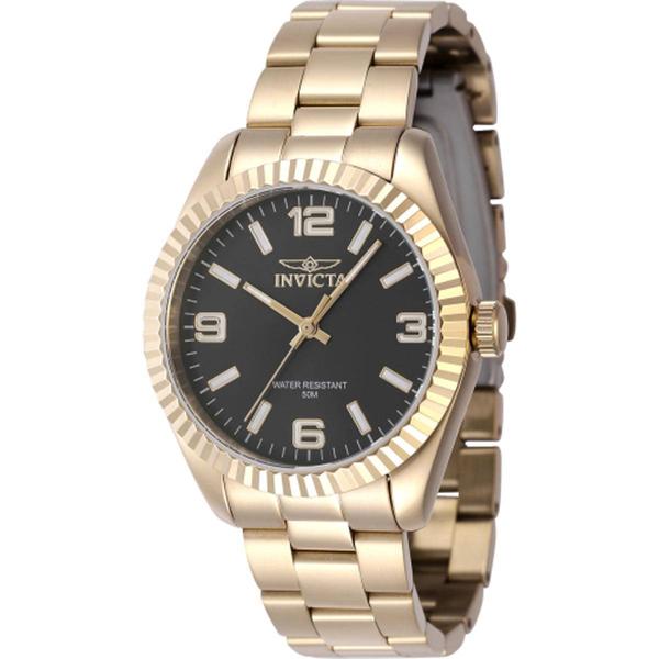 Womens Invicta Specialty Black Brass Dial Quartz Watch - 47473 - image 