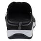 Womens Easy Street Barbara Black Leather & Tapestry Clogs - image 4
