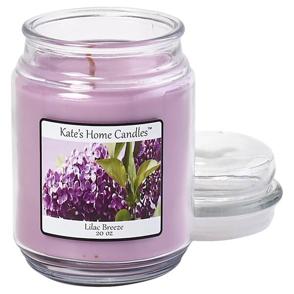Kates Home Candles 20oz. Lilac Breeze Jar Candle - image 