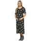 Womens Due Time Floral Round Neck Empire Waist Maternity Dress - image 1