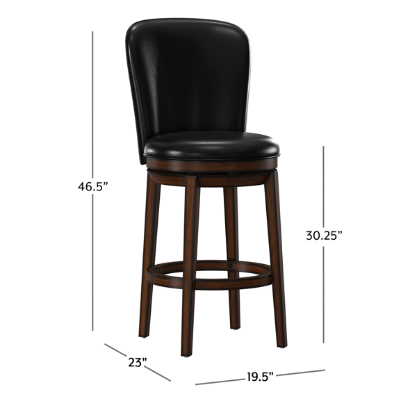 HH2 Home Victoria Swivel Bar Height  Stool