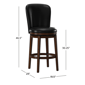 HH2 Home Victoria Swivel Bar Height  Stool - image 6