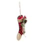Northlight Seasonal 5.75in. Burlap Christmas Stocking Ornament - image 3