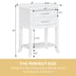 Convenience Concepts Sydney 2 Drawer End Table - image 9