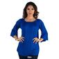 Womens 24/7 Comfort Apparel Loose Fit Tunic Top - image 6