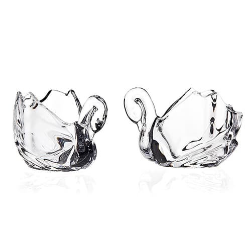 Godinger Set of 2 Swan Votive Holder - image 