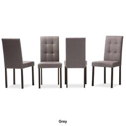 Baxton Studio Andrew 4pc. Dining Chair Set