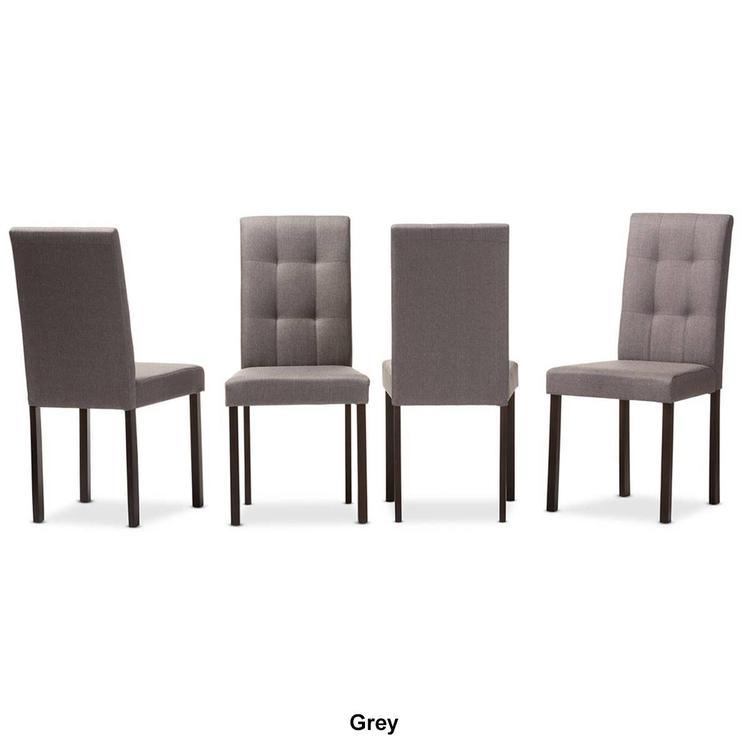 Baxton Studio Andrew 4pc. Dining Chair Set