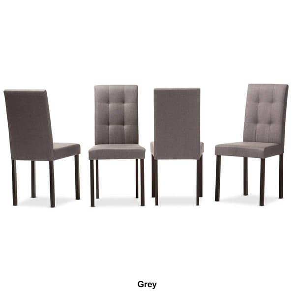 Baxton Studio Andrew 4pc. Dining Chair Set