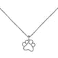 Gianni Argento Sterling Silver & Diamond Accent Paw Pendant - image 1