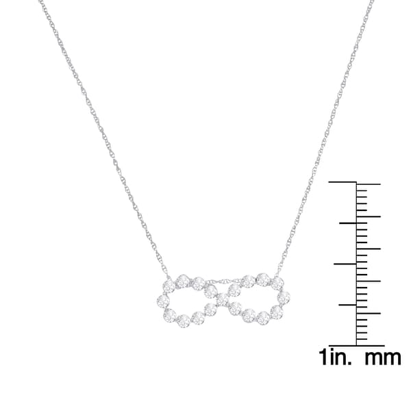 Diamond Classics&#8482; 1/3ctw. Diamond Infinity Pendant