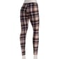 Juniors Jolie & Joy Print Leggings - Brown Plaid - image 3