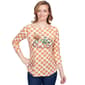 Petite Ruby Rd. Must Haves II Plaid Harvest Bicycle Tee - image 1