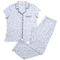 Womens Laura Ashley® Short Sleeve Small Bouquets Pajama Set - image 2