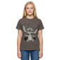 Juniors Freeze Stitch Bats Flocked Boyfriend Tee - image 1