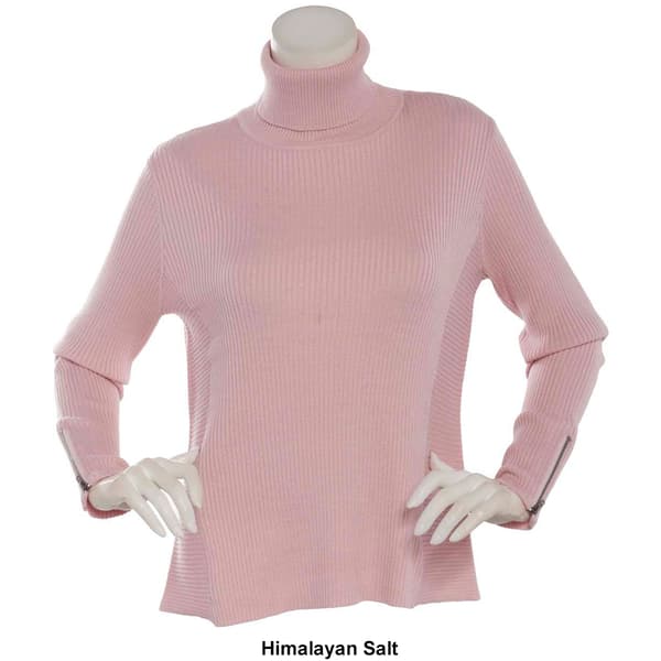 Women Payton & Primrose Long Sleeve Ribbed Pullover