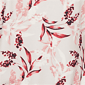 Womens Emaline Dusted Petals Long Sleeve V Neck Pintuck Blouse - image 6