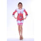 Womens White Mark 3/4 Sleeve Scoop Neck Medallion Dress - image 1