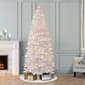 Puleo International 7ft. Pre-Lit Artificial White Christmas Tree - image 2