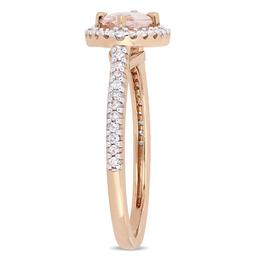 Gemstone Classics™ 14kt. Rose Gold 1/4ctw. Diamond Ring