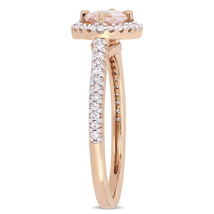 Gemstone Classics™ 14kt. Rose Gold 1/4ctw. Diamond Ring