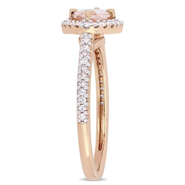 Gemstone Classics&#8482; 14kt. Rose Gold 1/4ctw. Diamond Ring