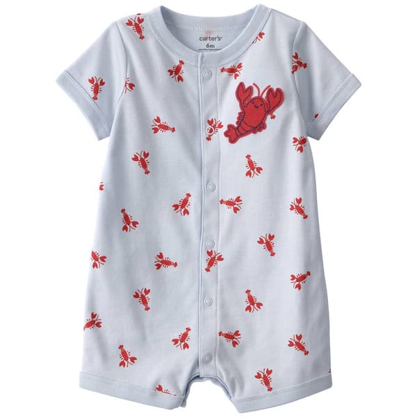 Baby Boy (3-24M) Carter''s Lobster Ss Romper - image 