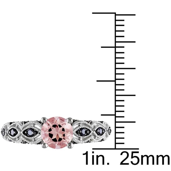 Gemstone Classics™ 1/4ctw. Black Diamond Engagement Ring