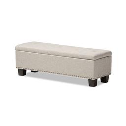 Baxton Studio Hannah Storage Ottoman Bench