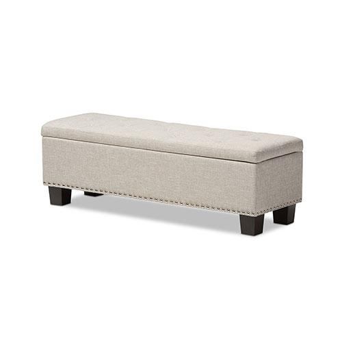 Baxton Studio Hannah Storage Ottoman Bench