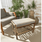 Fairway Avenue Home™ Solid Acacia Padded Bench - image 3