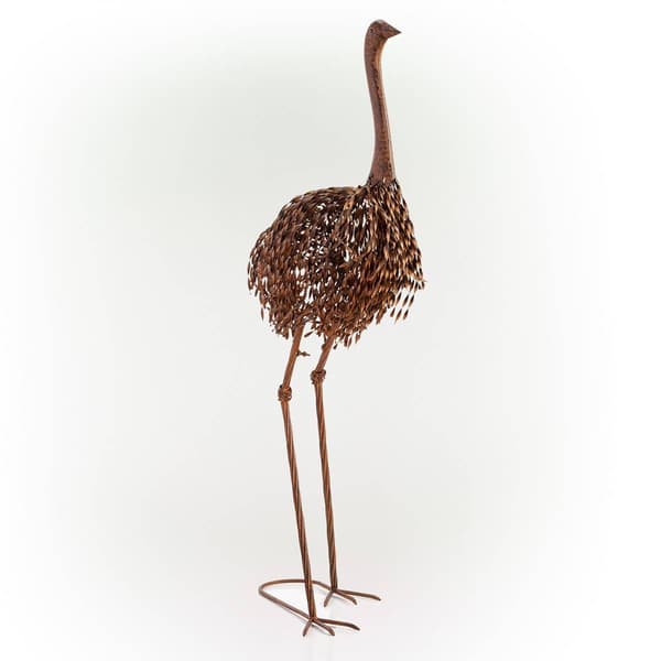 Alpine 45in. Peeking Ostrich Statue