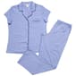 Womens Laura Ashley® Short Sleeve Dot Long Leg Pajama Set - image 1