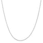 Unisex Gold Classics(tm) .50mm. 14kt. White Gold Box 14in. Necklace - image 1