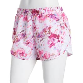 Womens RBX Spring Field Print Microfiber Running Shorts