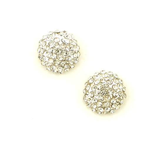 Freedom Nickel Free Silver Pave Crystal Earrings