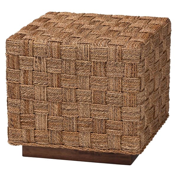 bali & pari Karina Bohemian Natural Seagrass End Table