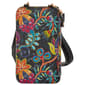 Womens Buxton Everywhere Sequin Flower Crossbody Wallet - image 4