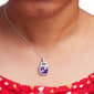 Haus of Brilliance Sterling Silver Purple Amethyst Pendant - image 4